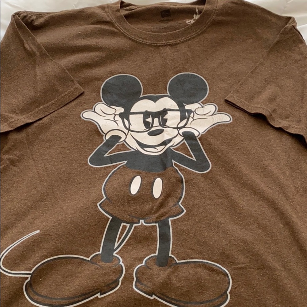 Nerd Mickey Mouse shirt